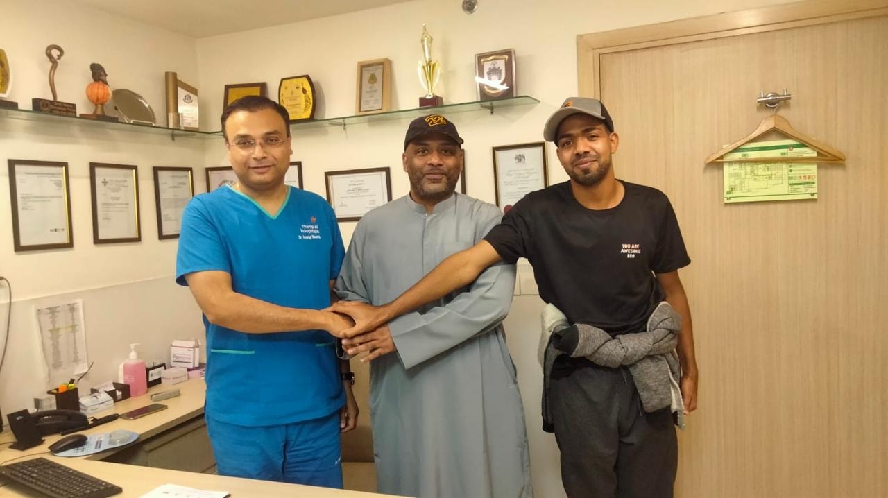 Oman Patient — Brain Aneurysm Stent by Dr. Anurag Saxena