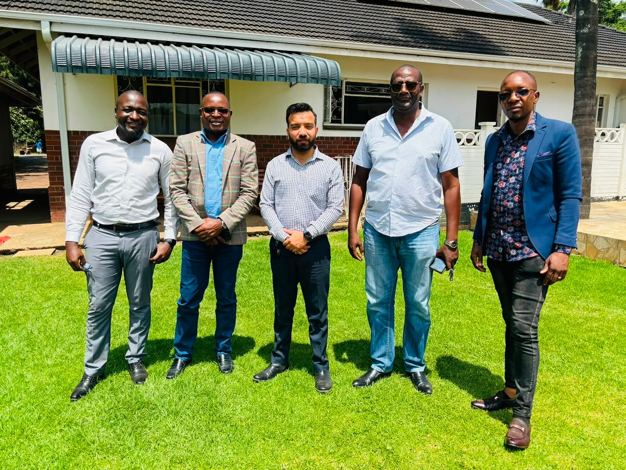 Wiseheal Healthcare Zimbabwe team outdoor group photo in Harare